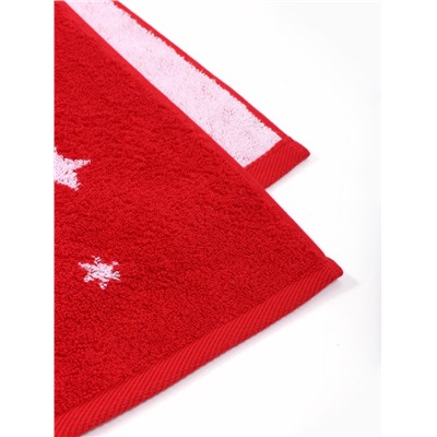 Полотенце махровое «Этель. Оленья упряжка», 70×130 см, хлопок 100%