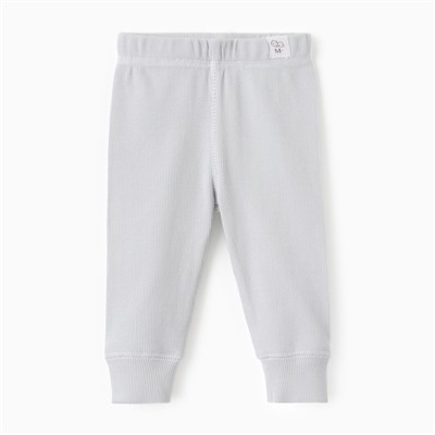 Штанишки детские MINAKU: Basic Line BABY, рост 62-68 см, светло-серый