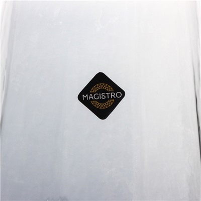 Стаканы Magistro «Дарио», 450 мл, 10×11.5 см, набор 6 шт., стекло, графит