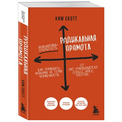 Эксмо Ким Скотт "Радикальная прямота. Как управлять людьми, не теряя человечности. 2-е издание"