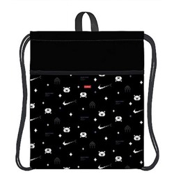 Сумка для сменной обуви 36х47 см "Пиксельный медведь" с карманом на молнии и петлей для подвеса (093921) 21026 Хатбер