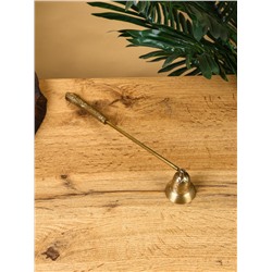 Гаситель для свечей «Очаг», 26 см, латунь