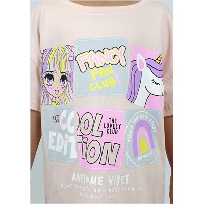 6-63-1. (Фуфайка для девочки, Лунева )