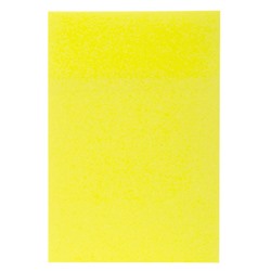 Бумага для заметок с клеевым краем 76х51 мм 100 листов "NEON" желтая 090327 Хатбер