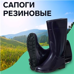 Сапоги женские С-11БВУ, ПВХ, утепленные, фиолетовые, размер 41 до -5°C