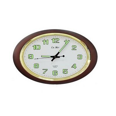 Часы настенные 400x40x260мм коричн. La Mer GD121-1C
