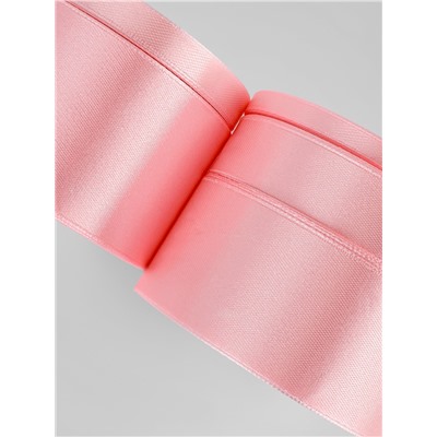 Атласная лента, набор 5 шт., 6/10/20/40/50 мм, 23±1 м, розовая №04