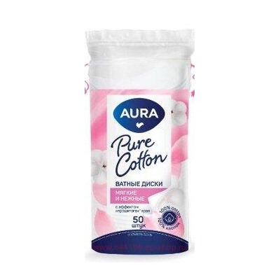 AURA Ватные диски №50