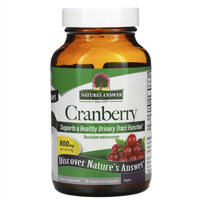 Nature's Answer, Cranberry, 400 mg, 90 Vegetarian Capsules