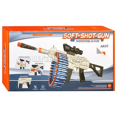 Автомат "Soft-shot gun" в коробке