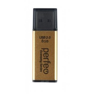 USB-флеш-накопитель PERFEO  8GB E03 Gold economy series Perfeo