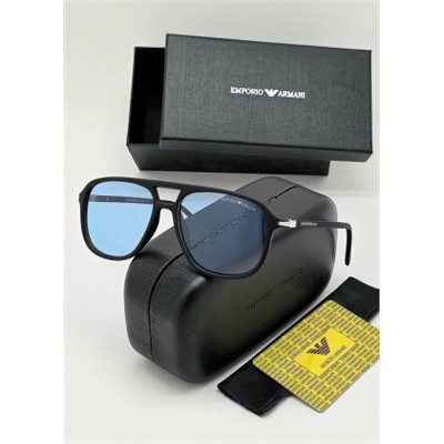 Набор мужские солнцезащитные очки, коробка, чехол + салфетки #22892473