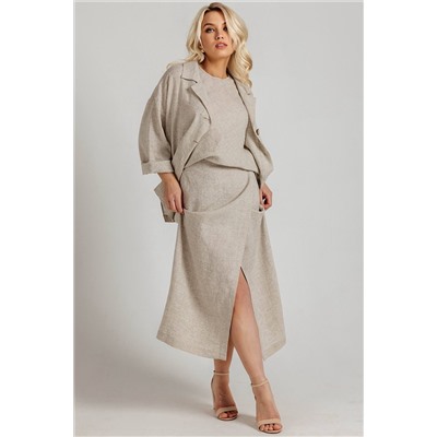 Юбка женская  216/01/Бежевый