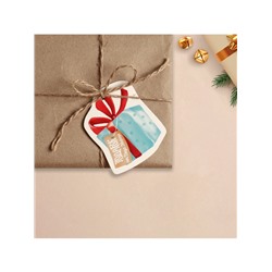 Шильдик на подарок Новый год «Новогодний подарок», 6.5×6 см