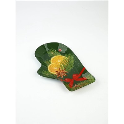 Блюдо новогоднее «Сочный Новый год», 22.5×14×2 см