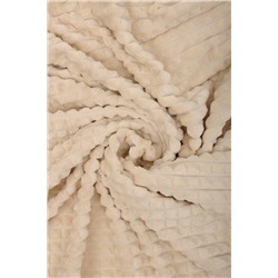 Плед Амели, велсофт Carre, 100% полиэстер, Бежевый