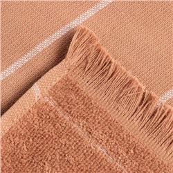 Полотенце махровое двухстороннее «Этель. Комфорт», 90×170 см, хлопок 100%, мокко