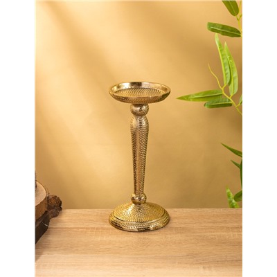 Подсвечник «Звездная пыль», 10×10×23 см, алюминий