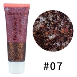 Глиттер гель Seline Girl Face And Body Glitter Party