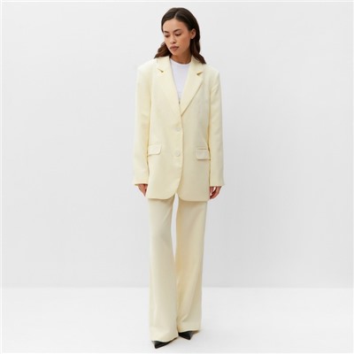 Пиджак женский MIST Velvet, размер 44-46, молочный