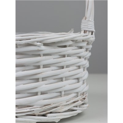 Корзина плетёная Dayton, ива, белый