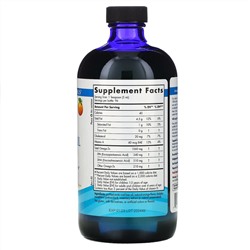 Nordic Naturals, жир печени арктической трески, со вкусом апельсина, 437 мл (16 жидк. унций)