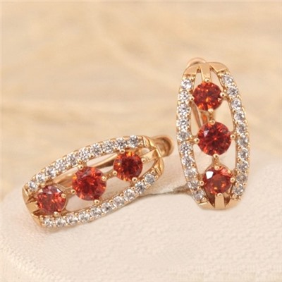 Серьги позолота  H01-13382