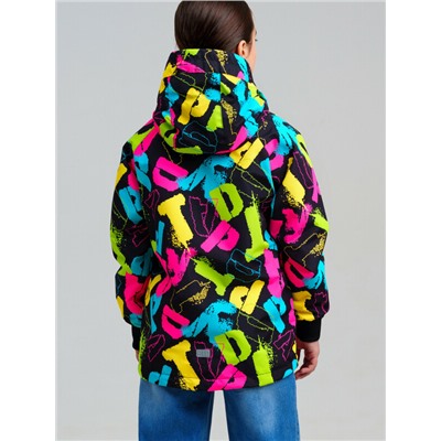 Куртка текстильная с полиуретановым покрытием для девочек (ветровка)