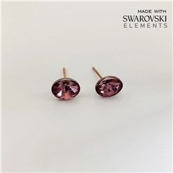 Серьги с кристаллами Swarovski