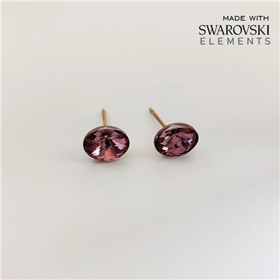 Серьги с кристаллами Swarovski