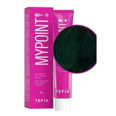 TEFIA Mypoint Зеленый корректор для волос / Permanent Hair Coloring Cream, 60 мл KRISTALLER, 1130574