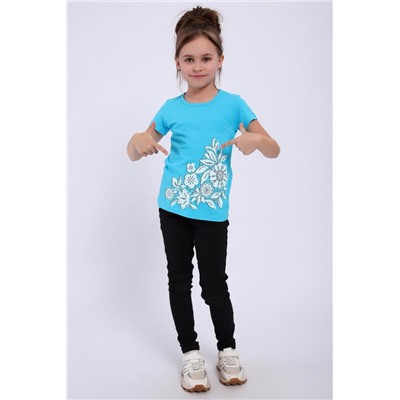 Футболка 51176 детская (Голубой)