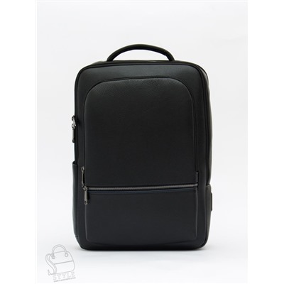 Рюкзак мужской кожаный 9032H black Heanbag