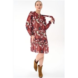 Платье Нежный акцент  – 2 (красный)