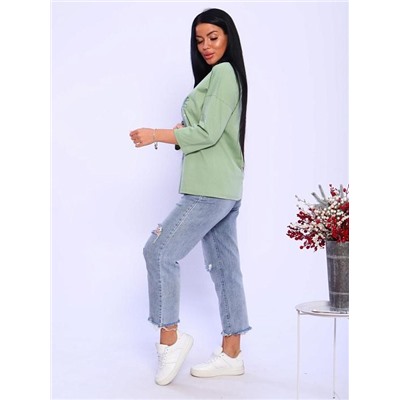 Футболка "Сайли" (Оливковый)