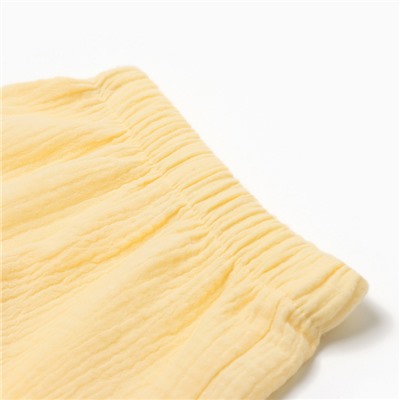 Комплект детский (футболка, шорты) MINAKU, рост 68-74 см, жёлтый