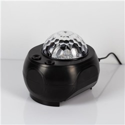 Световой прибор «Вселенная» 11 см, лазер, динамик, пульт ДУ, 5 В, свечение мульти