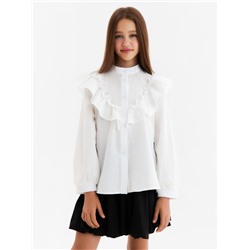 Блузка для девочки MINAKU, белая, рост 146 см