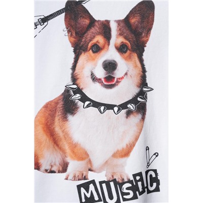 Фуфайка трикотажная для девочек (футболка) PLAYTODAY, 1240052