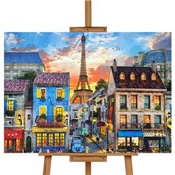 Набор для рисования "Картина по номерам 40х50 см. Вечерний Париж"