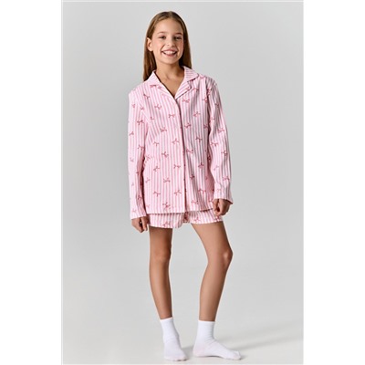 Комплект для девочек (рубашка, шорты) MARK FORMELLE, 1232076