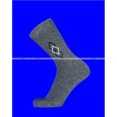 Термоноски мужские собачья шерсть Ромбики арт. 1602-1