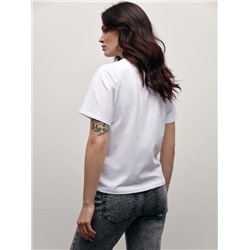 Джемпер женский CONTE Футболка из хлопка «Alice in Wonderland» LD 1677