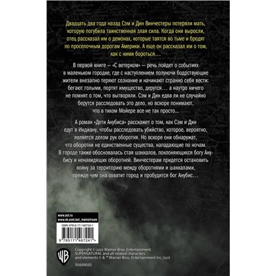 376292 АСТ Джон Пассарелла, Тим Ваггонер "Сверхъестественное. С ветерком. Дети Анубиса"