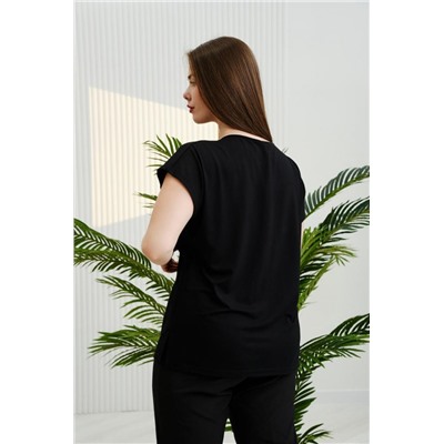 Футболка 9187 (Черный)