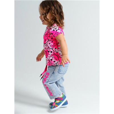 Фуфайка трикотажная для девочек (футболка)