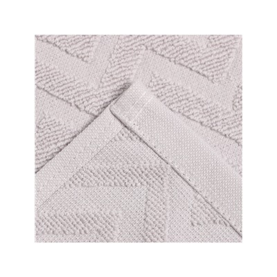 Полотенце махровое LoveLife Zig-Zag, 70×130 см, цвет пыльно-лавандовый, 100% хл, 450 г/м²
