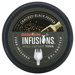 Chicken of the Sea, Infusions Wild Caught Tuna, Cracked Black Pepper, 2.8 oz ( 80 g)