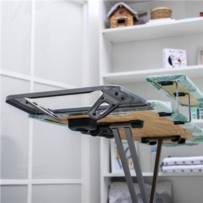 Доска гладильная Nika «Ника 3+», 122×34 см, два положения высоты 70,85 см, рисунок МИКС