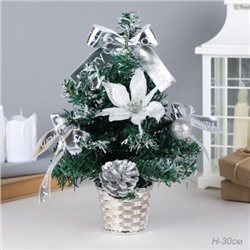 Елка искусственная настольная 30 см / 24H021 /уп 80/